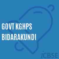 Govt Kghps Bidarakundi Middle School Logo