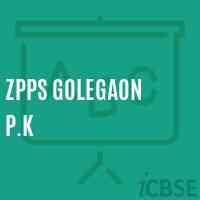 Zpps Golegaon P.K Primary School Logo