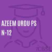 Azeem Urdu Ps N-12 Middle School Logo