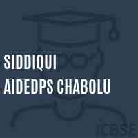 Siddiqui Aidedps Chabolu Primary School Logo