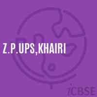 Z.P.Ups,Khairi Middle School Logo