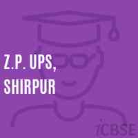 Z.P. Ups, Shirpur Middle School Logo