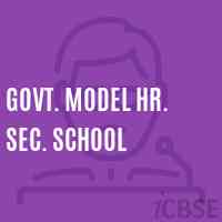 Govt. Model Hr. Sec. School Logo