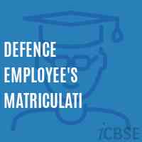 Defence Employee'S Matriculati Secondary School Logo