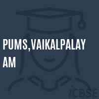 Pums,Vaikalpalayam Middle School Logo