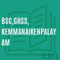 Bsc,Ghss, Kemmanaikenpalayam High School Logo