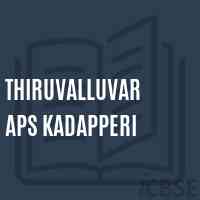 Thiruvalluvar Aps Kadapperi Primary School Logo