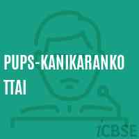 Pups-Kanikarankottai Primary School Logo