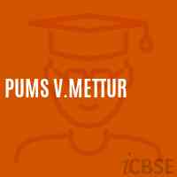 Pums V.Mettur Middle School Logo