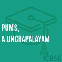 Pums, A.Unchapalayam Middle School Logo