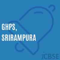 Ghps, Srirampura Middle School Logo