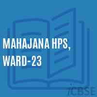 Mahajana Hps, Ward-23 Middle School Logo