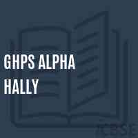 Ghps Alpha Hally Middle School Logo
