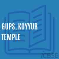 Gups, Koyyur Temple Middle School Logo