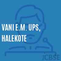 Vani E.M. Ups, Halekote Middle School Logo