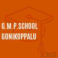 G.M.P.School Gonikoppalu Logo