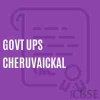 Govt Ups Cheruvaickal Middle School Logo