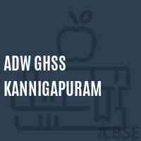 Adw Ghss Kannigapuram High School Logo