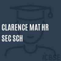 Clarence Mat Hr Sec Sch Senior Secondary School Logo