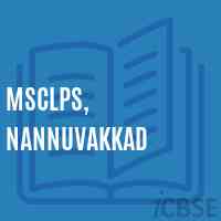 Msclps, Nannuvakkad Primary School Logo