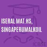 Iseral Mat.HS, Singaperumalkoil Secondary School Logo