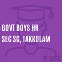 Govt Boys Hr Sec Sc, Takkolam High School Logo