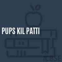 Pups Kil Patti Primary School Logo