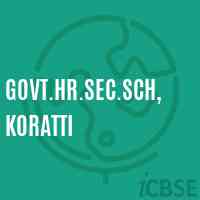 Govt.Hr.Sec.Sch, Koratti High School Logo