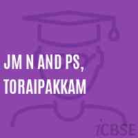 JM N and PS, Toraipakkam Primary School Logo
