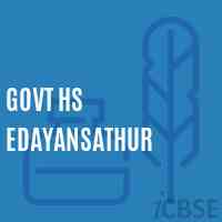 Govt Hs Edayansathur Secondary School Logo