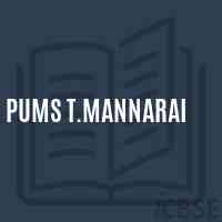 Pums T.Mannarai Middle School Logo