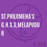 St.Philomena'S G.H.S.S,Melapudur Senior Secondary School Logo