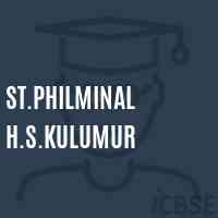 St.Philminal H.S.Kulumur High School Logo