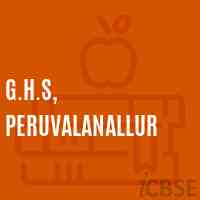 G.H.S, Peruvalanallur Secondary School Logo