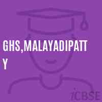 Ghs,Malayadipatty Secondary School Logo
