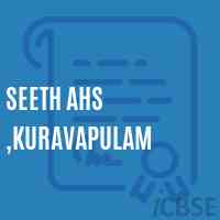 Seeth Ahs ,Kuravapulam Secondary School Logo