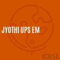 Jyothi Ups Em Middle School Logo
