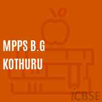 Mpps B.G Kothuru Primary School Logo