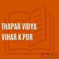 Thapar Vidya Vihar K Pur Primary School Logo