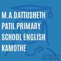 M.A.Dattusheth Patil Primary School English Kamothe Logo