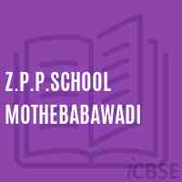 Z.P.P.School Mothebabawadi Logo