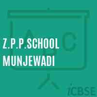 Z.P.P.School Munjewadi Logo