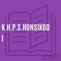 K.H.P.S.Hunsikodi Middle School Logo