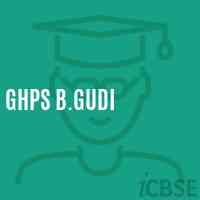 Ghps B.Gudi Middle School Logo