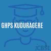 Ghps Kuduragere Middle School Logo
