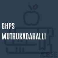 Ghps Muthukadahalli Middle School Logo