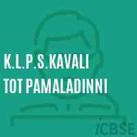 K.L.P.S.Kavali Tot Pamaladinni Primary School Logo
