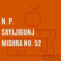 N. P. Sayajigunj Mishra No. 52 Middle School Logo