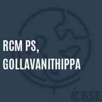 Rcm Ps, Gollavanithippa Primary School Logo