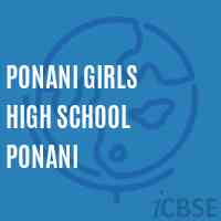 Ponani Girls High School Ponani Logo